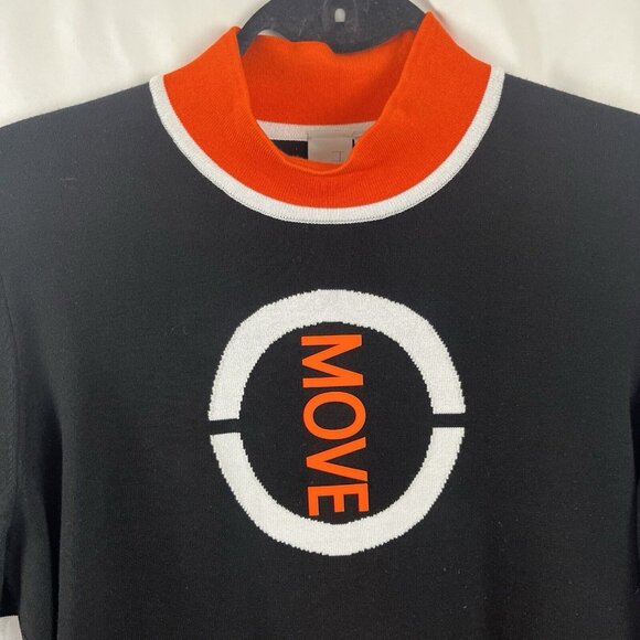 Ulli Ehrlich Sportalm Move Austrian-Made Mock-Neck Sweater Womens Size M - Picture 2 of 9